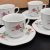 Komplet filiżanek porcelanowych Made in China – w oryginalnym pudełku