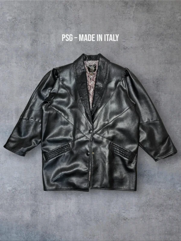 Marynarka skórzana damska PSG – Made in Italy