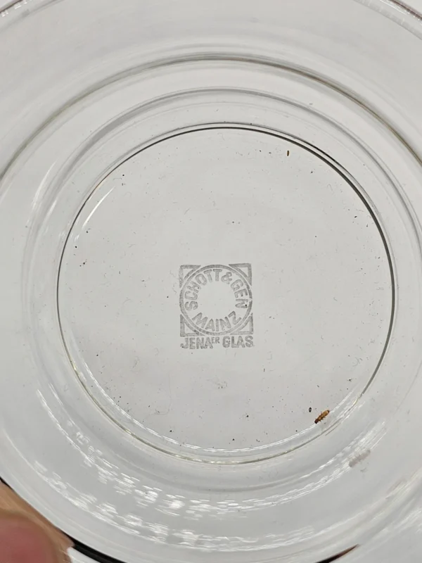 Zestaw vintage Schott & Gen. Mainz – Jenaer Glas | dzbanek + 6 szklanek