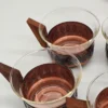 Zestaw vintage Schott & Gen. Mainz – Jenaer Glas | dzbanek + 6 szklanek