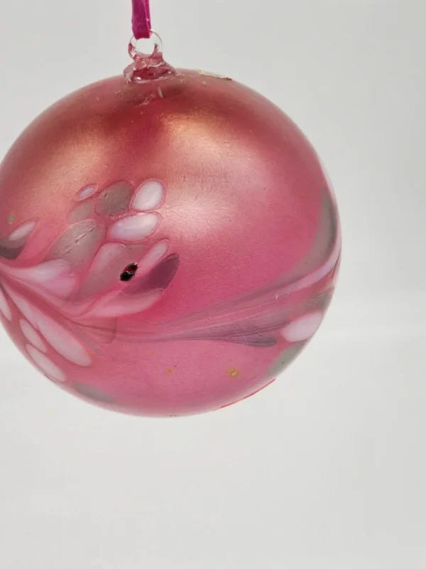Ręcznie robiona bombka szklana EISCH Germany – unikat, 14 cm