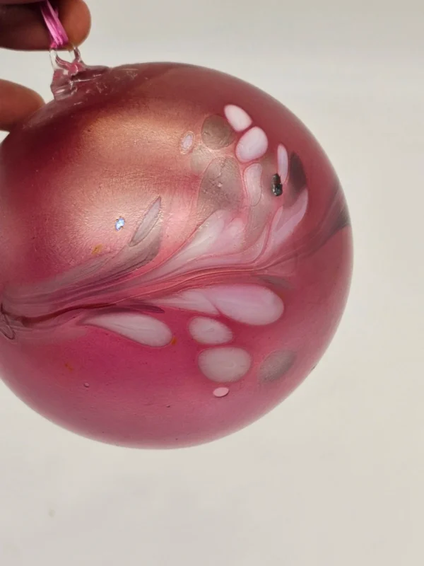 Ręcznie robiona bombka szklana EISCH Germany – unikat, 14 cm