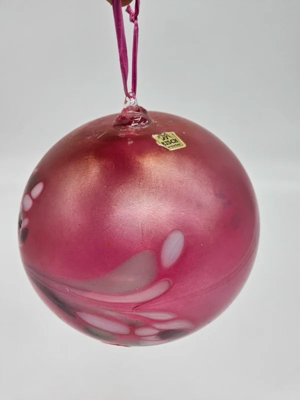 Ręcznie robiona bombka szklana EISCH Germany – unikat, 14 cm