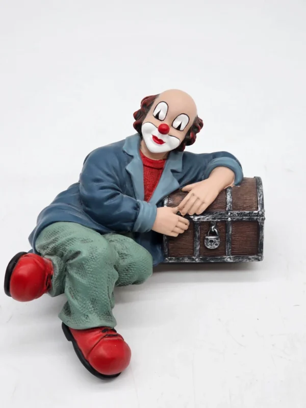 Gilde Clowns „Das Schatzkästchen” (Skarb), edycja 2001, wysokość 9 cm