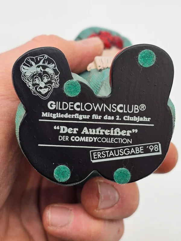 Gilde Clowns „Der Aufreißer” (Erstausgabe 1998), figurka klubowa – wysokość 14,5 cm