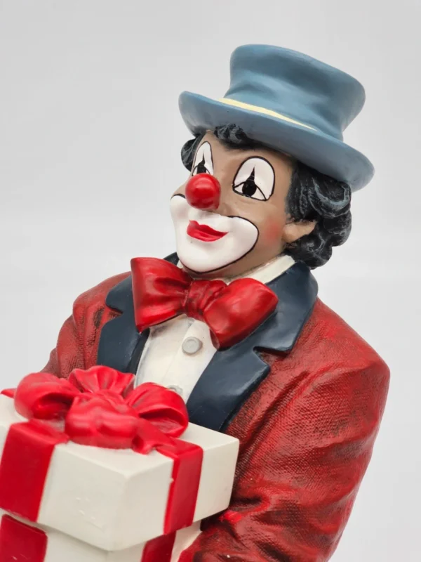 Gilde Clowns – duża figurka z prezentem, wysokość 20,5 cm