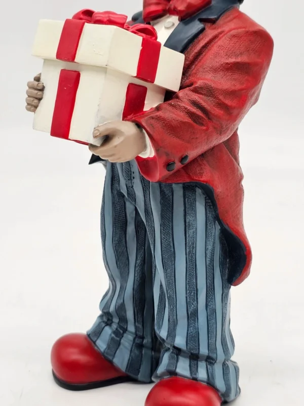 Gilde Clowns – duża figurka z prezentem, wysokość 20,5 cm