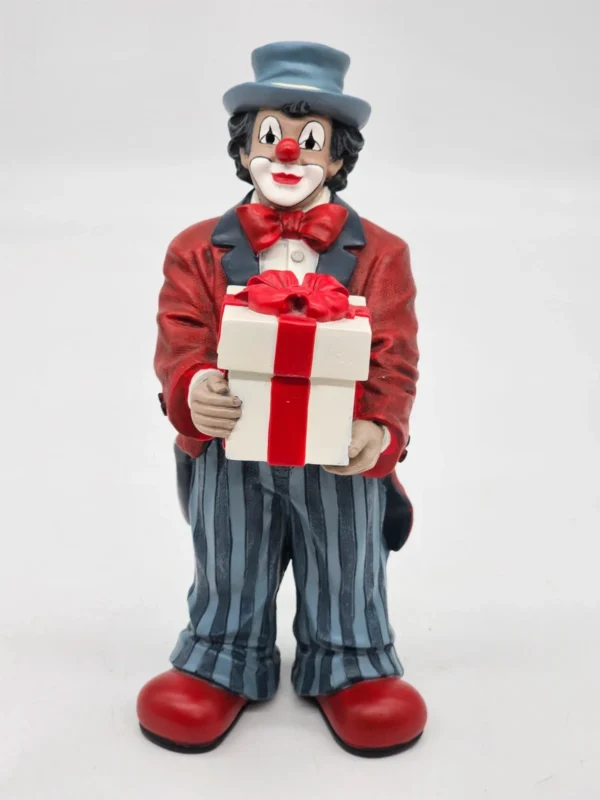 Gilde Clowns – duża figurka z prezentem, wysokość 20,5 cm