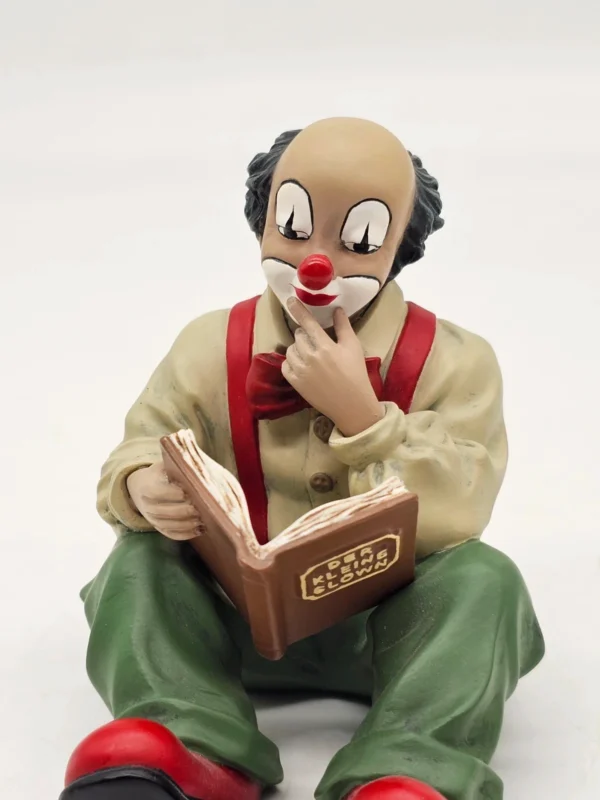 GILDE ClownS „Der kleine Clown” (czyli Mały Klaun z książką) wysokość 9 cm