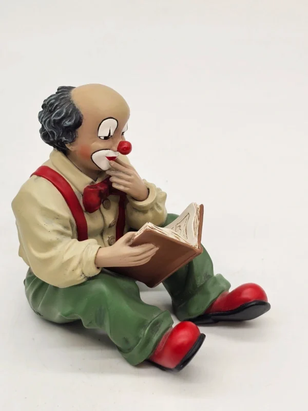 GILDE ClownS „Der kleine Clown” (czyli Mały Klaun z książką) wysokość 9 cm