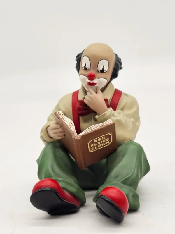 GILDE ClownS „Der kleine Clown” (czyli Mały Klaun z książką) wysokość 9 cm