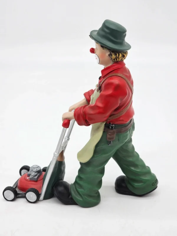 GILDE ClownS „Rasenmäher Clown z kosiarką” wysokość 16 cm