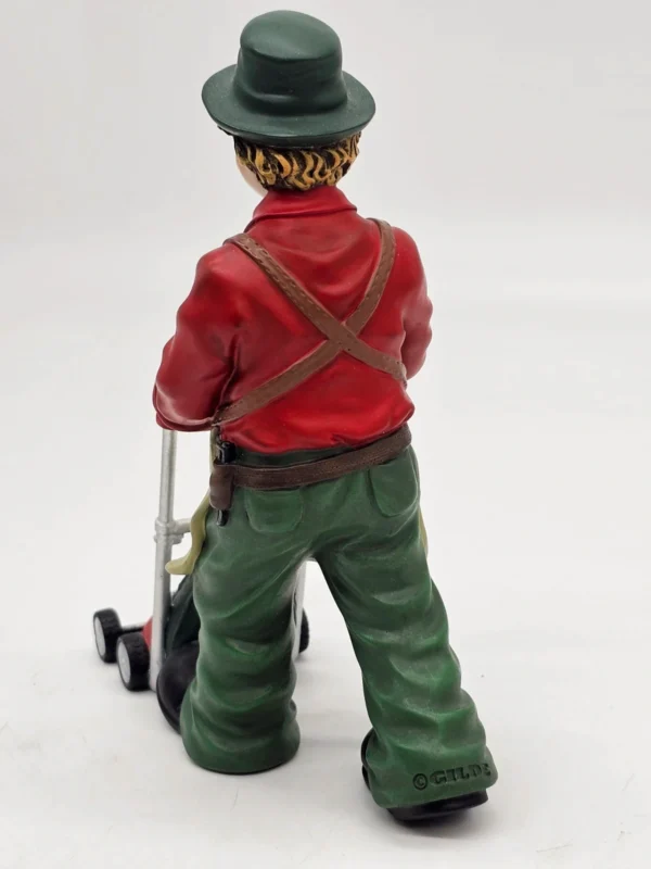 GILDE ClownS „Rasenmäher Clown z kosiarką” wysokość 16 cm