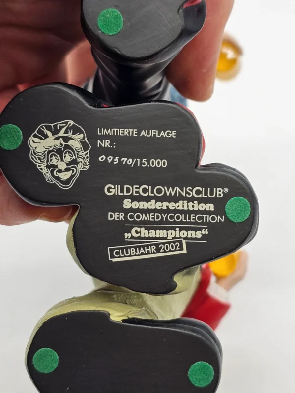 Gilde Clowns Club „Champions”, 2002 – limitowana edycja 9 570/15 000, duża figurka 23 cm