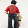 Gilde Clowns – Fridolin 2006, figurka ogrodnika z konewką i kwiatami, 14 cm