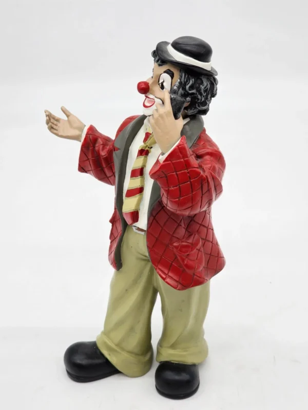Gilde Clowns – Klaun z telefonem – 22 cm