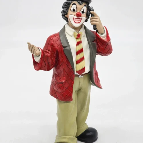Gilde Clowns – Klaun z telefonem – 22 cm