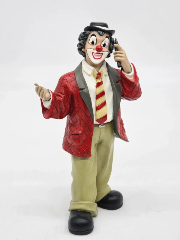 Gilde Clowns – Klaun z telefonem – 22 cm