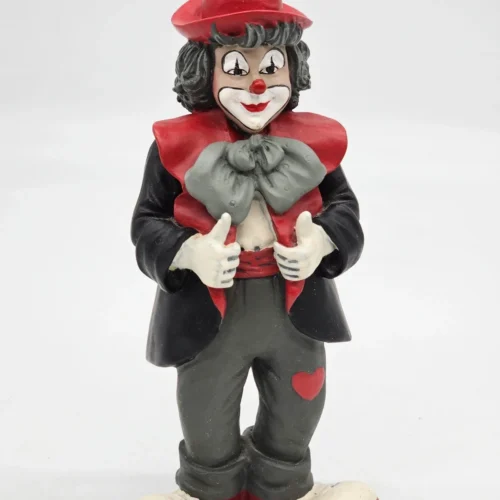 Gilde Clowns – Figurka klauna w czerwonym kapeluszu – 20 cm