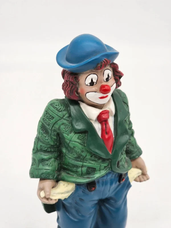 Gilde Clowns klaun „Pusty Portfel”  16 cm