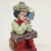 Gilde Clowns figurka „z bukietem za plecami” 11 cm