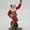 Gilde Clowns  „Eddi, der Einradfahrer”  unikalna figurka jubileuszowa 1997–2007 – 33 cm