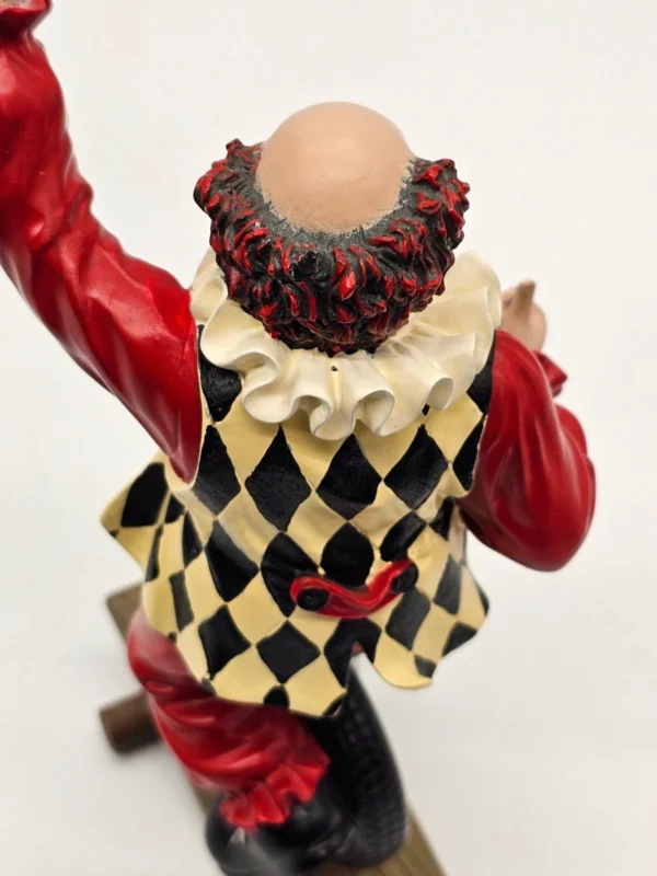 Gilde Clowns  „Eddi, der Einradfahrer”  unikalna figurka jubileuszowa 1997–2007 – 33 cm