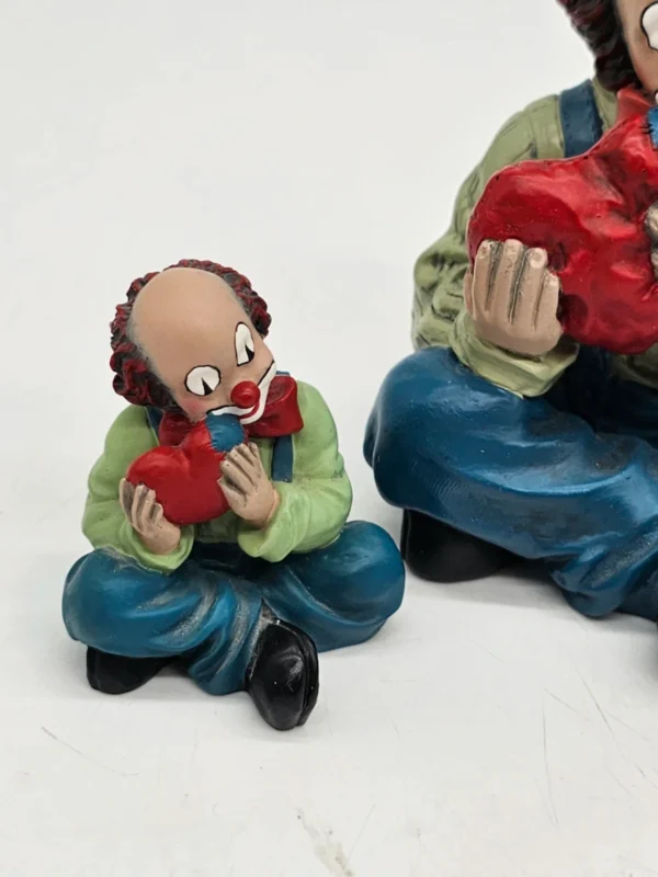Gilde Clowns – komplet 3 figurek „Rodzina z sercem” (mały + średni + duży)
