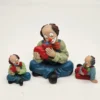 Gilde Clowns – komplet 3 figurek „Rodzina z sercem” (mały + średni + duży)
