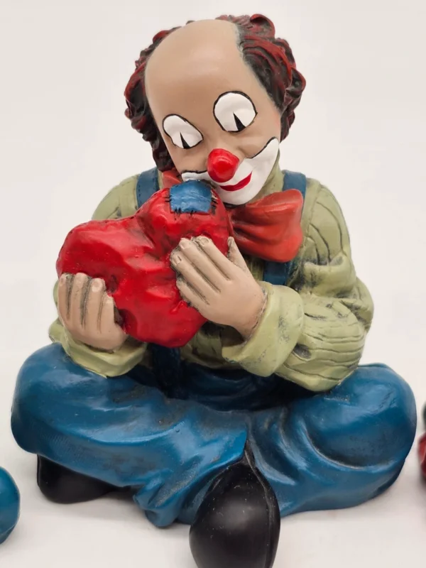 Gilde Clowns – komplet 3 figurek „Rodzina z sercem” (mały + średni + duży)