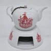 Zabytkowy porcelanowy dzbanek z podgrzewaczem Wallendorf 1764