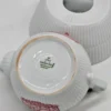 Zabytkowy porcelanowy dzbanek z podgrzewaczem Wallendorf 1764