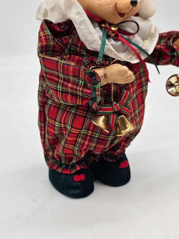 Figurka świąteczna miś z pozytywką, 27 cm, do sprawdzenia