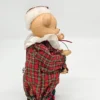 Figurka świąteczna miś z pozytywką, 27 cm, do sprawdzenia