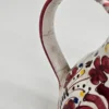 Dzban ceramiczny z kogutem, ręczne malowanie, 20 cm – klejona rączka