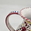 Dzban ceramiczny z kogutem, ręczne malowanie, 20 cm – klejona rączka
