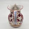 Dzban ceramiczny z kogutem, ręczne malowanie, 20 cm – klejona rączka