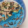 Ceramiczny wazon Golfo di Venezia – włoska pamiątka vintage, ręcznie zdobiony, 19 cm