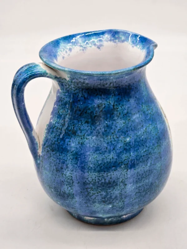 Ceramiczny wazon Golfo di Venezia – włoska pamiątka vintage, ręcznie zdobiony, 19 cm