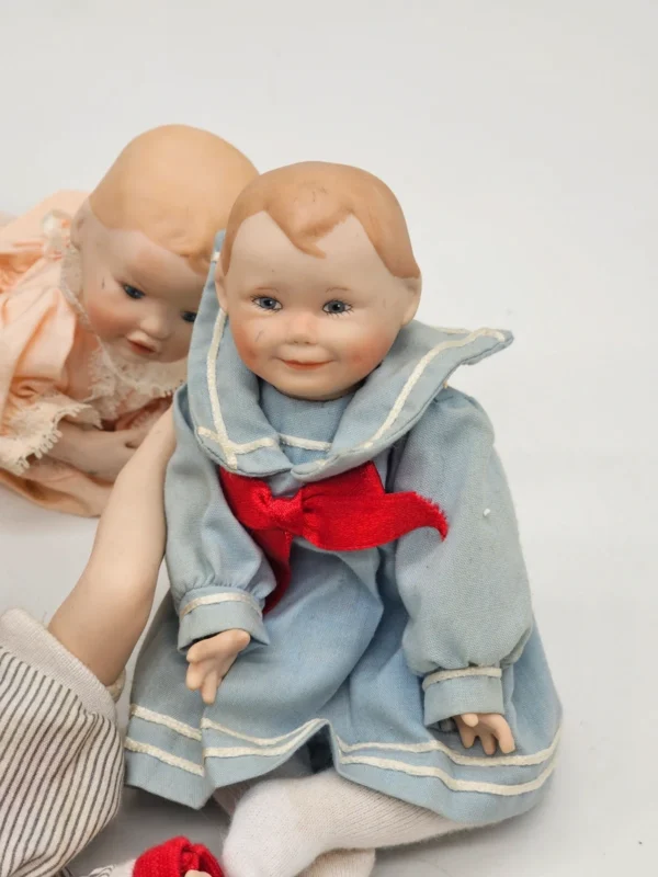 Zestaw 5 lalek porcelanowych Yolanda Bello mini kolekcjonerskie 16 cm