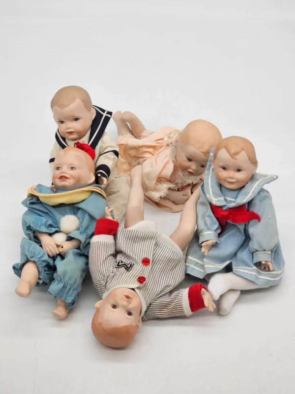 Zestaw 5 lalek porcelanowych Yolanda Bello mini kolekcjonerskie 16 cm