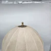 Klasyczna lampa stołowa z marmuru i mosiądzu 3-ramienna vintage
