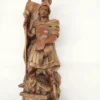 Święty Florian figura ścienna wosk patynowany 45 cm
