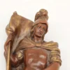 Święty Florian figura ścienna wosk patynowany 45 cm