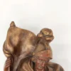 Święty Florian figura ścienna wosk patynowany 45 cm