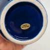 Wazon Chiński Kobaltowy Pawie i Kwiaty Złocenia 28 cm