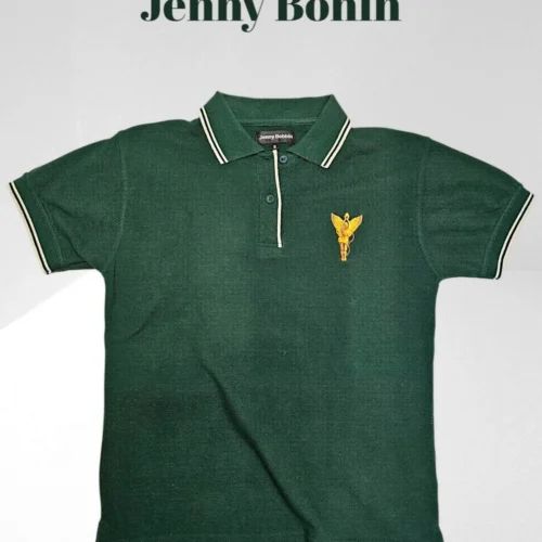 Koszulka polo zielona Jenny Bobbin, haftowana – rozmiar M