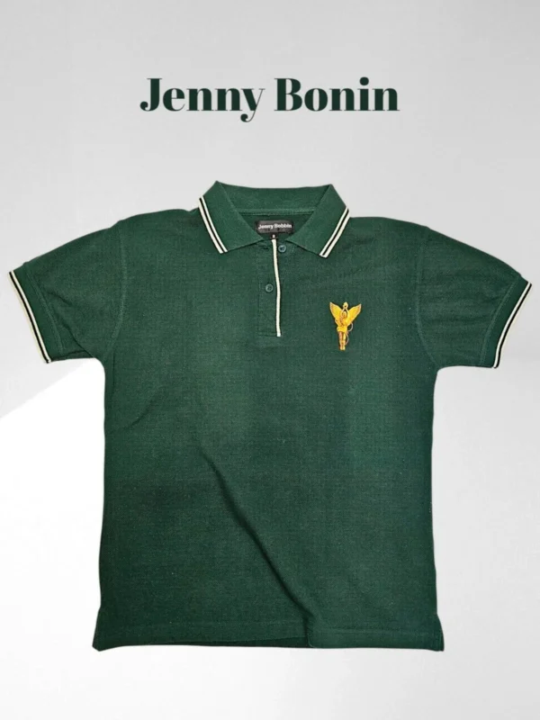 Koszulka polo zielona Jenny Bobbin, haftowana – rozmiar M