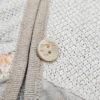 Kardigan ręcznie tkany Distler, len i bawełna, made in Italy, L