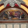 Retro radio Juke Box – dekoracyjne, styl amerykański lat 50., 30×20 cm